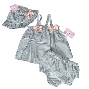 ⭐ NWT Tommy Bahama Baby Girls 3-Piece Set 12 Months ⭐